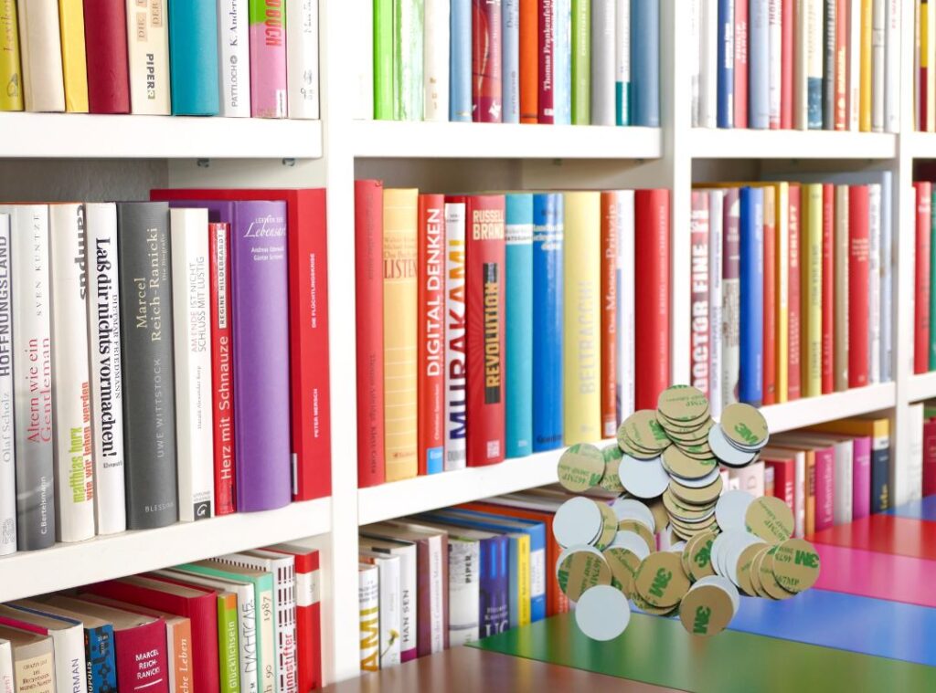 Coin tag for book