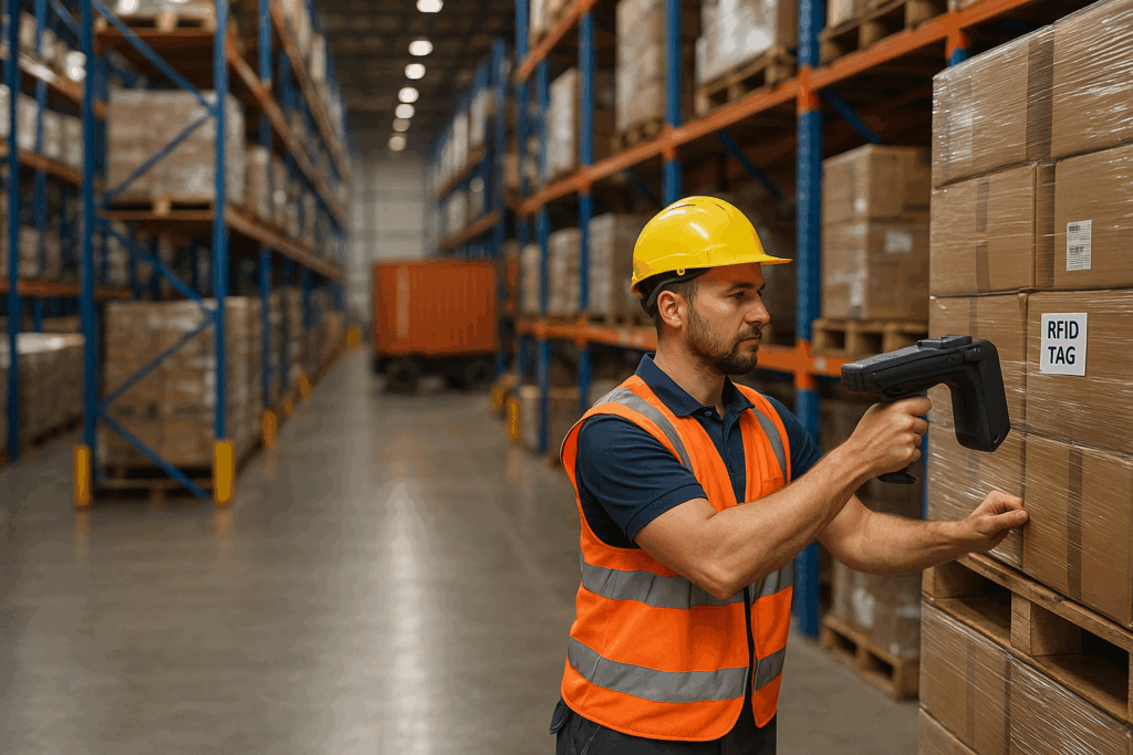Håndholdt RFID-læser til logistik